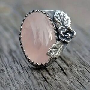 Rose Quartz Ring A1292